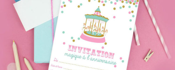 invitation anniversaire